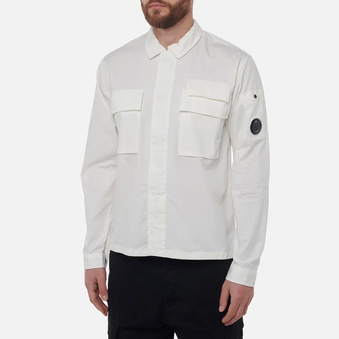 C.P. Company Мужская рубашка Organic Gabardine Lens