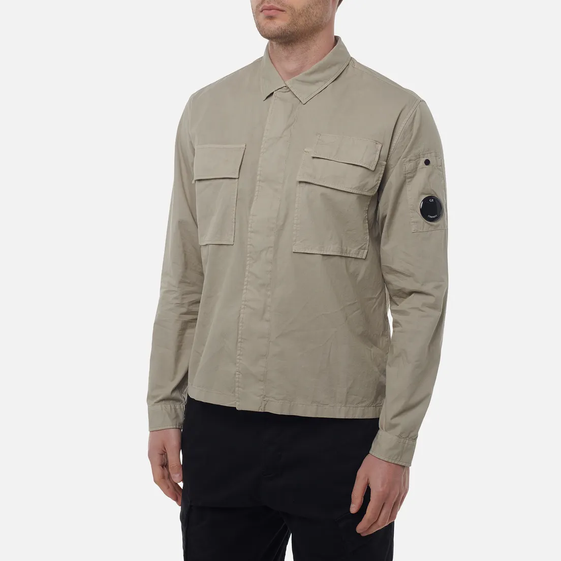 C.P. Company Мужская рубашка Organic Gabardine Lens