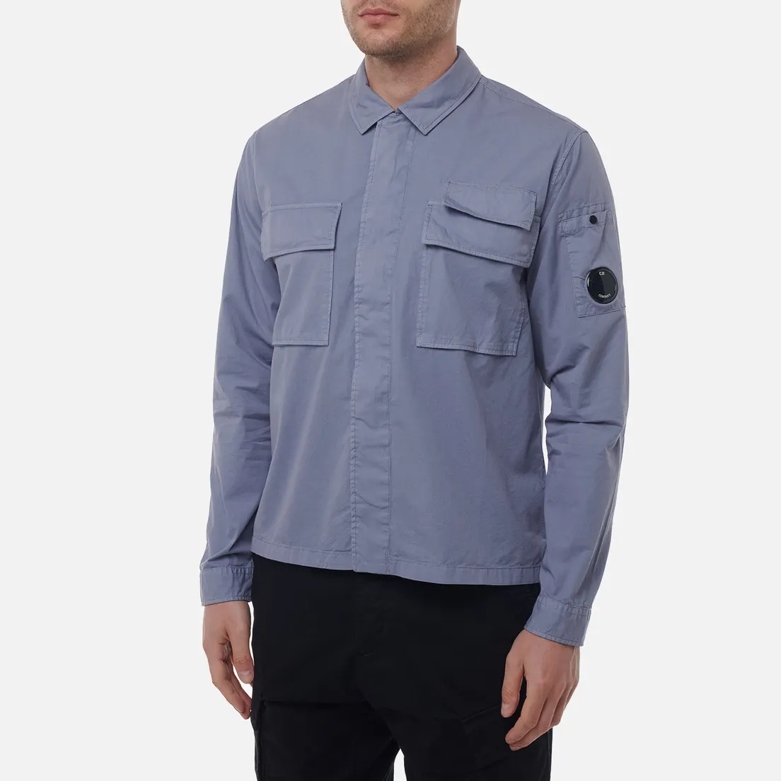 C.P. Company Мужская рубашка Organic Gabardine Lens
