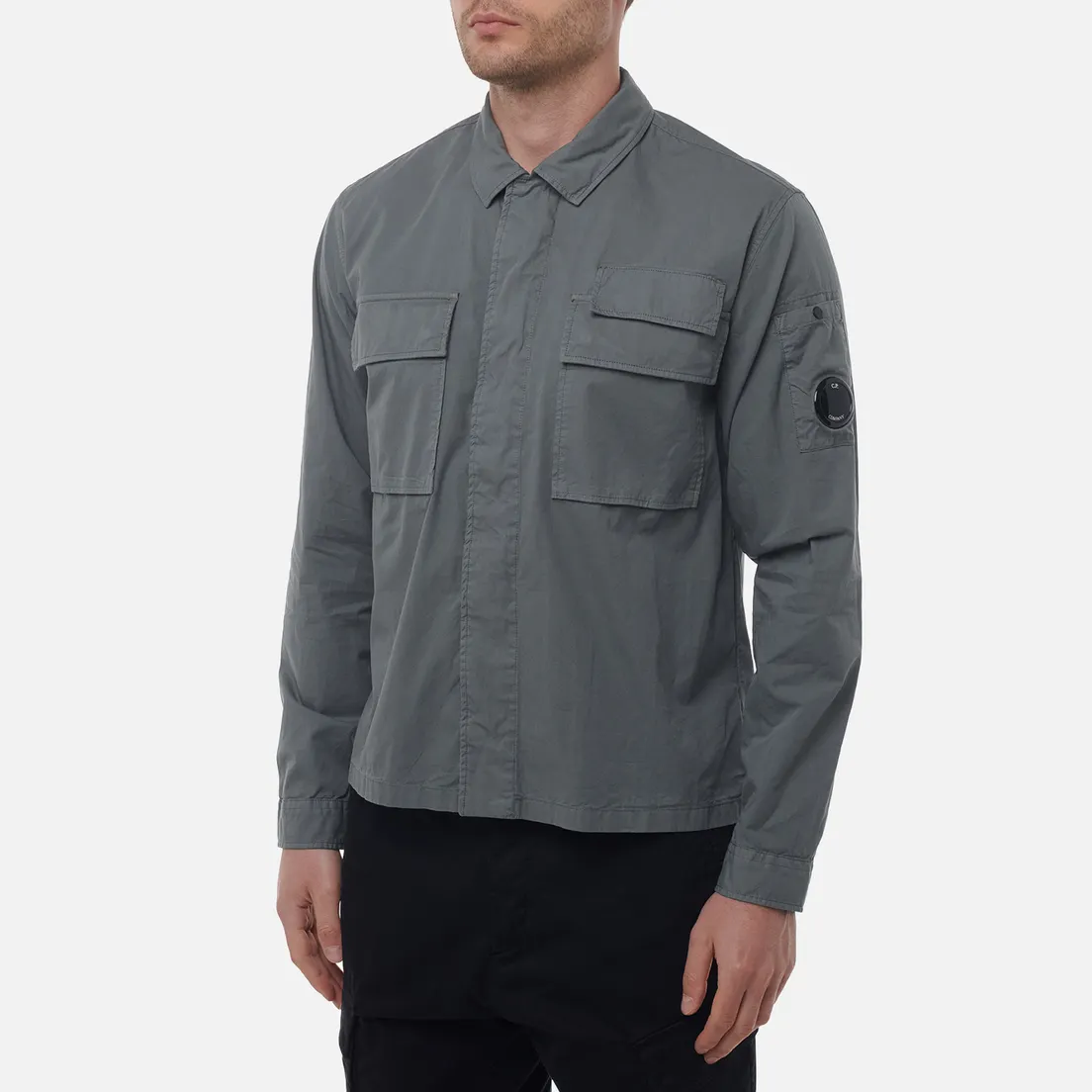 C.P. Company Мужская рубашка Organic Gabardine Lens