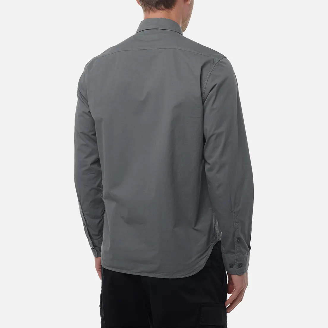 C.P. Company Мужская рубашка Organic Gabardine Lens Garment Dyed