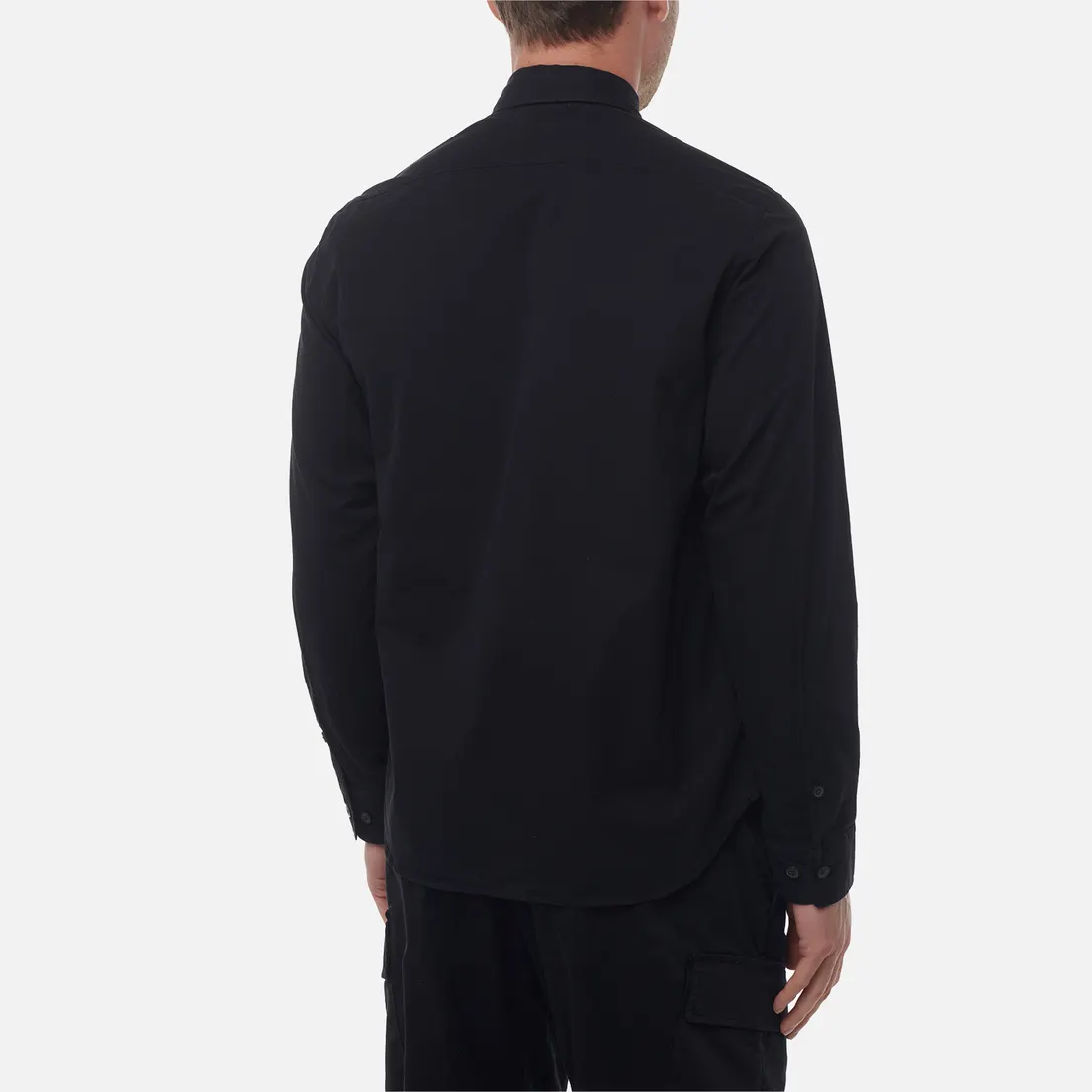 C.P. Company Мужская рубашка Organic Gabardine Lens Garment Dyed