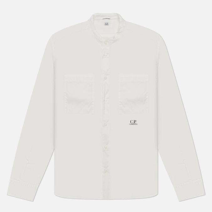 Мужская рубашка C.P. Company Light Mussola Banded Collar