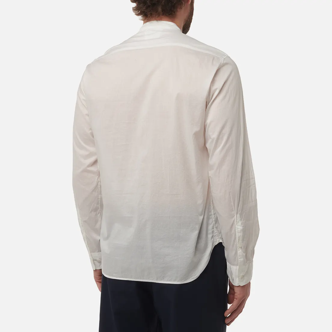 C.P. Company Мужская рубашка Light Mussola Banded Collar
