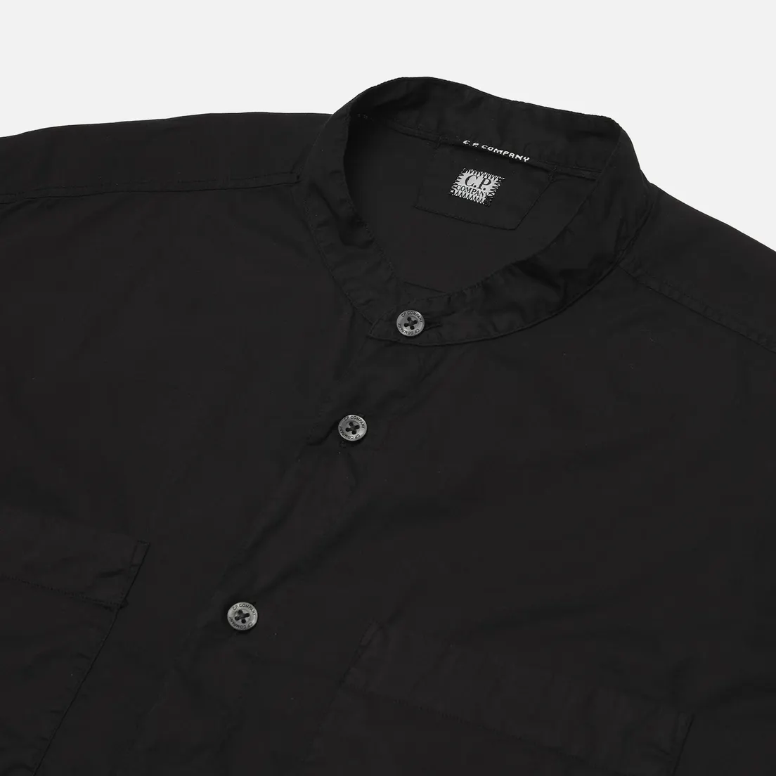 C.P. Company Мужская рубашка Light Mussola Banded Collar