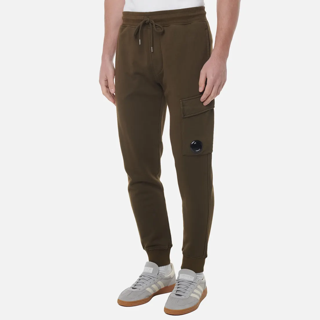C.P. Company Мужские брюки Cotton Diagonal Fleece Cargo Regular