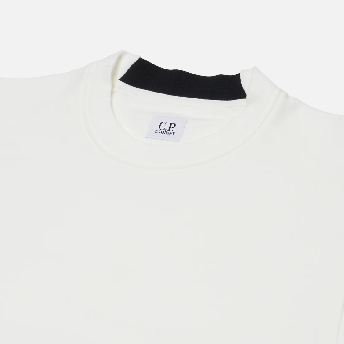 C.P. Company Мужская толстовка Diagonal Raised Fleece Lens Crew Neck