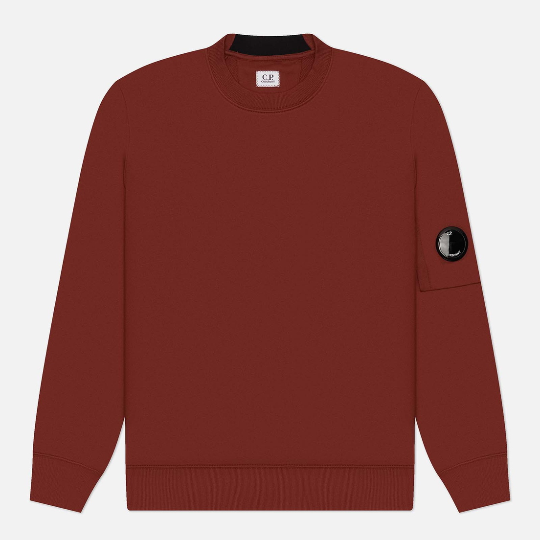 C.P. Company Мужская толстовка Diagonal Raised Fleece Lens Crew Neck