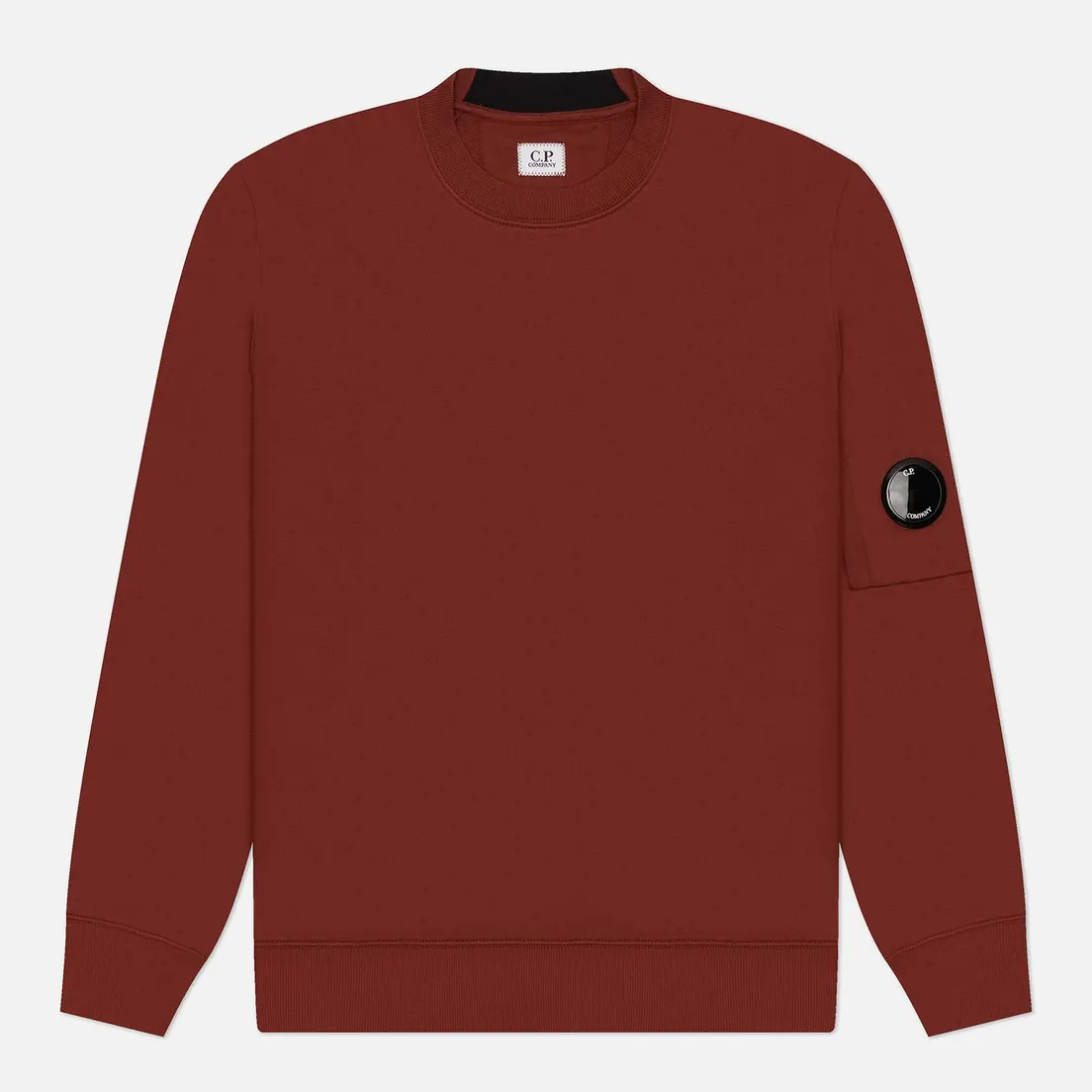 C.P. Company Мужская толстовка Diagonal Raised Fleece Lens Crew Neck