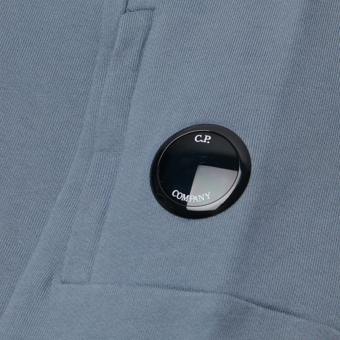 C.P. Company Мужская толстовка Diagonal Raised Fleece Lens Crew Neck