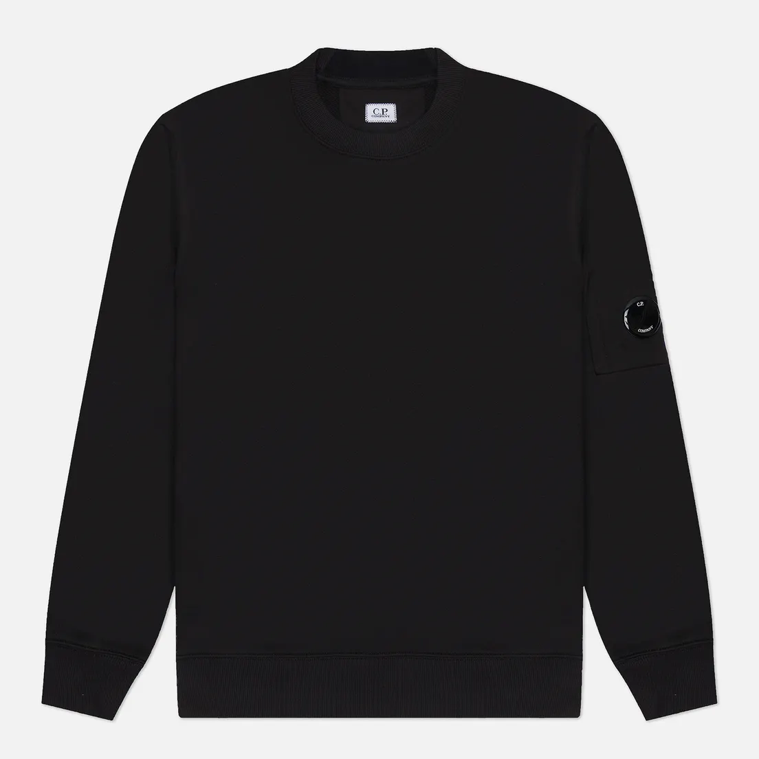 C.P. Company Мужская толстовка Diagonal Raised Fleece Lens Crew Neck