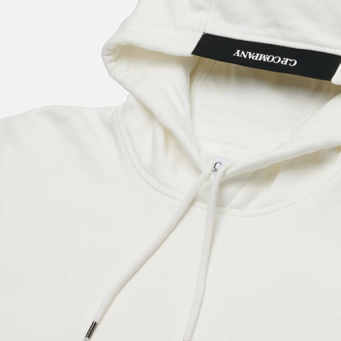 C.P. Company Мужская толстовка Embroidered Logo Diagonal Raised Fleece Hoodie
