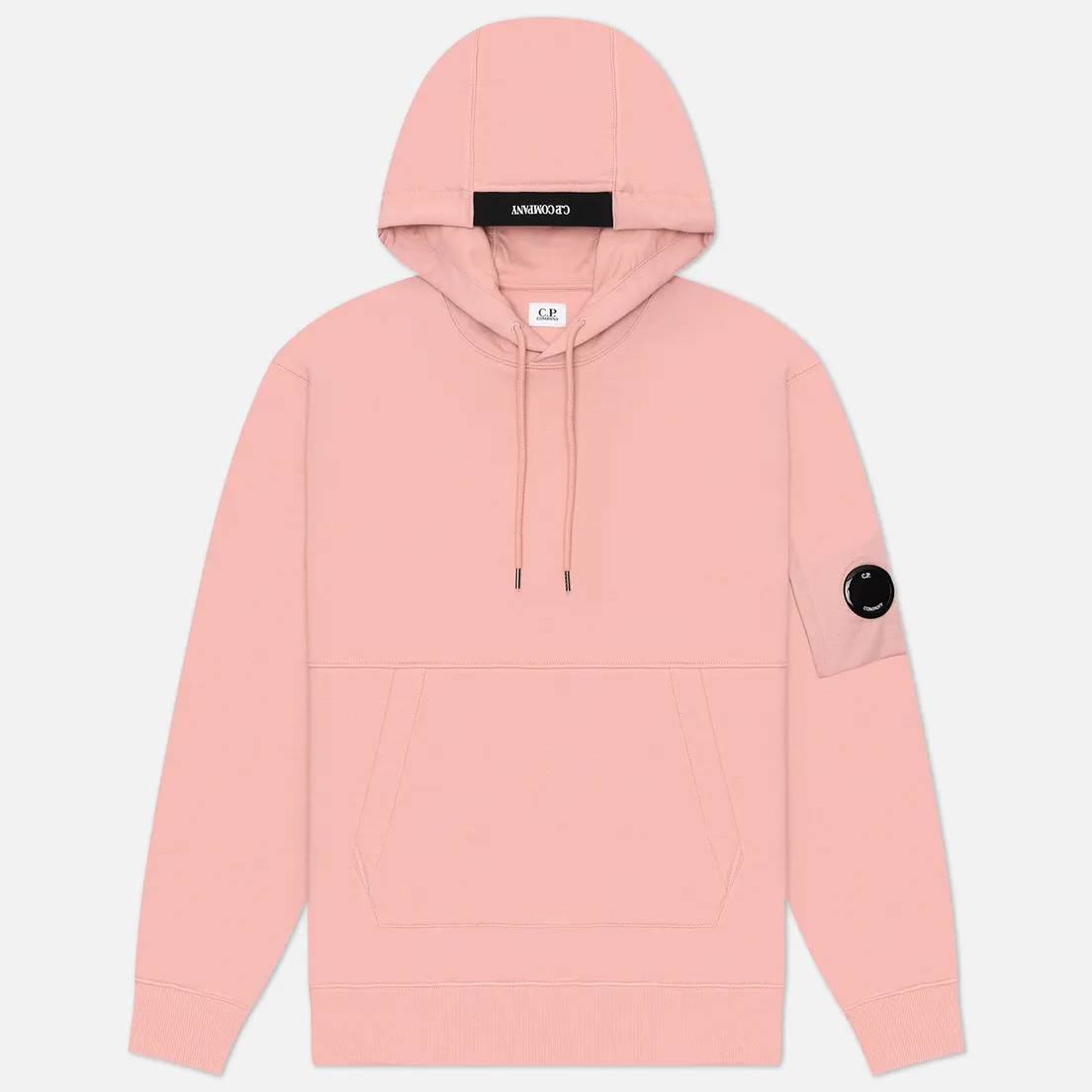 C.P. Company Мужская толстовка Embroidered Logo Diagonal Raised Fleece Hoodie