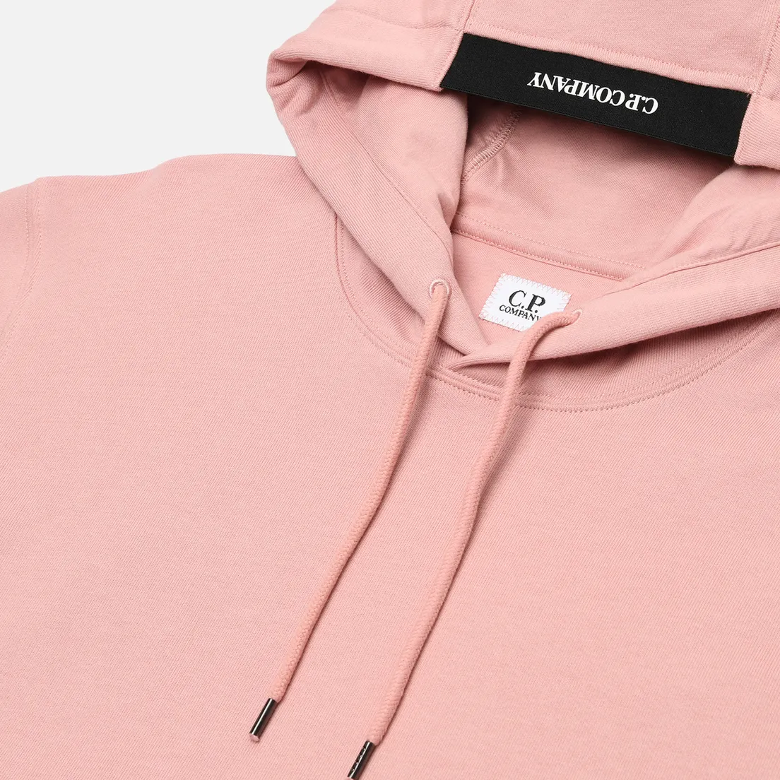 C.P. Company Мужская толстовка Embroidered Logo Diagonal Raised Fleece Hoodie