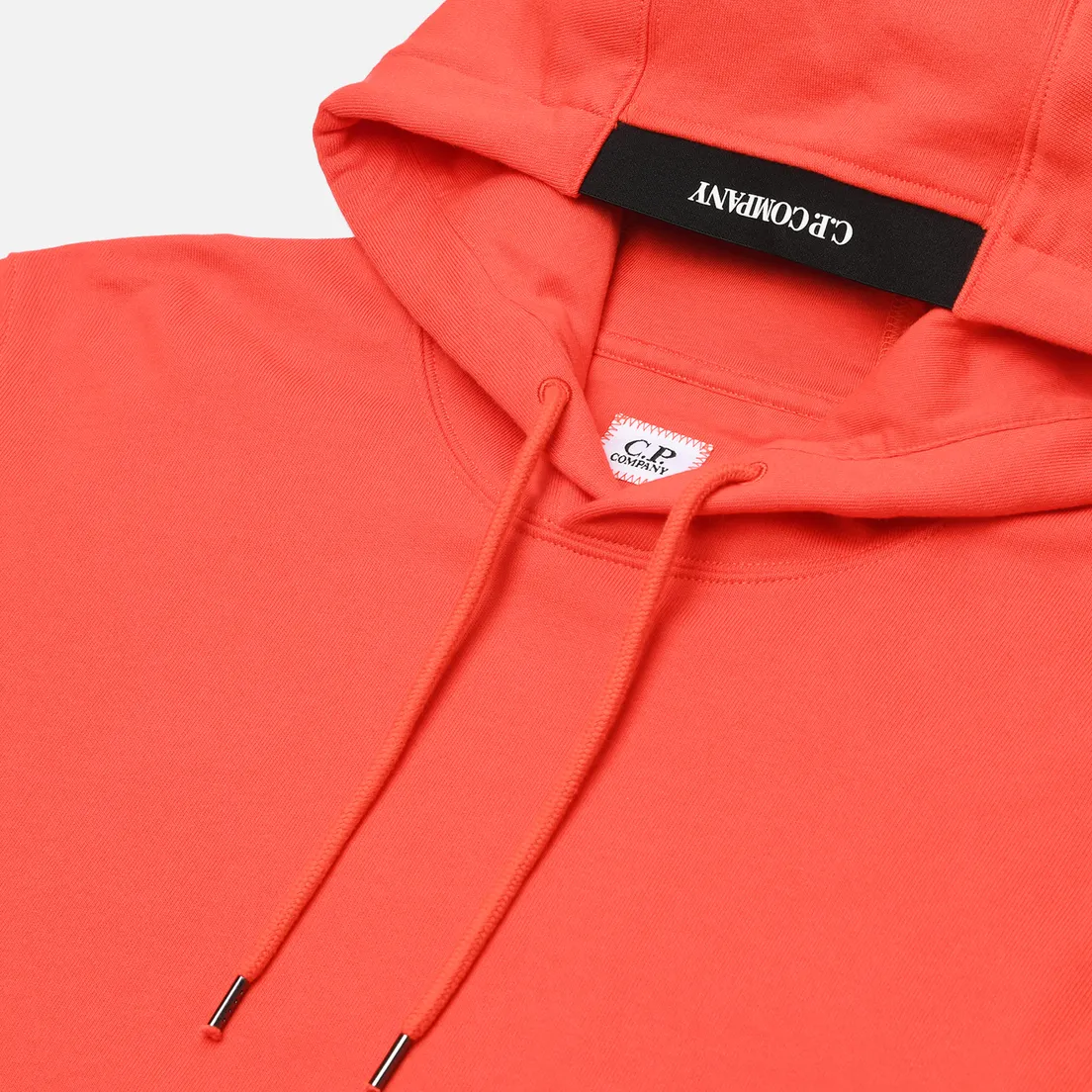 C.P. Company Мужская толстовка Embroidered Logo Diagonal Raised Fleece Hoodie