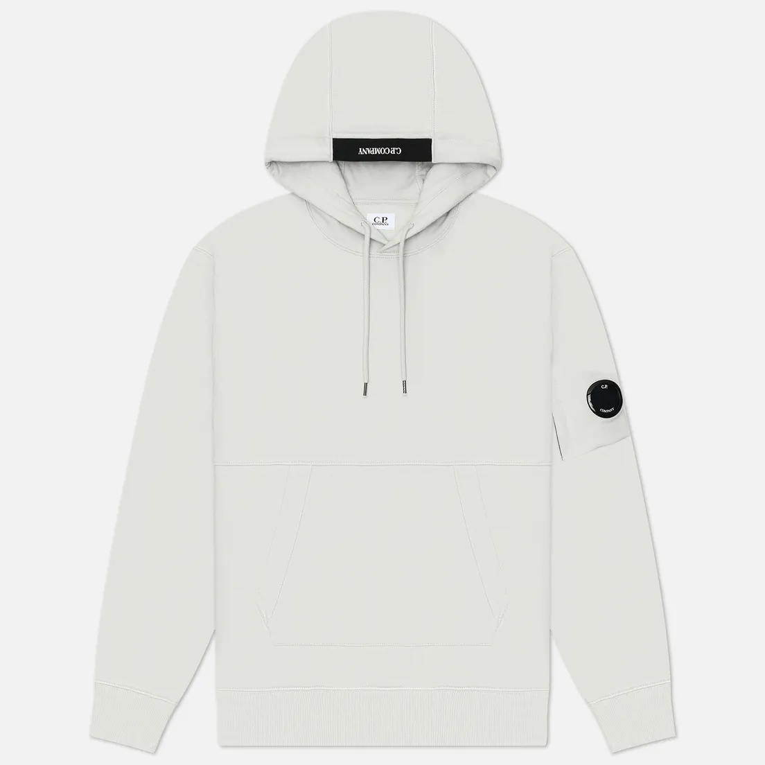 C.P. Company Мужская толстовка Embroidered Logo Diagonal Raised Fleece Hoodie