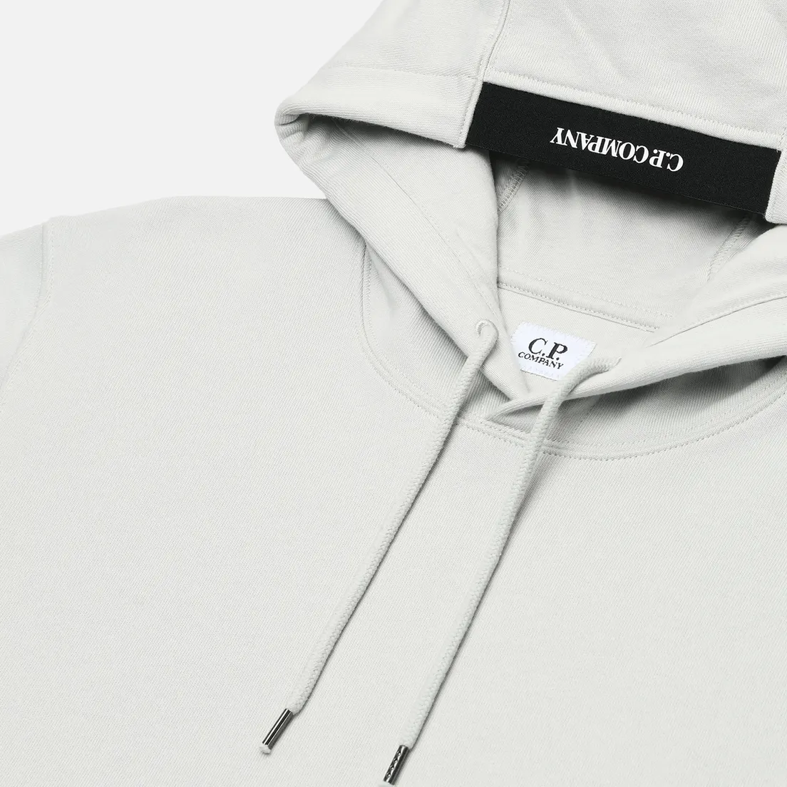 C.P. Company Мужская толстовка Embroidered Logo Diagonal Raised Fleece Hoodie