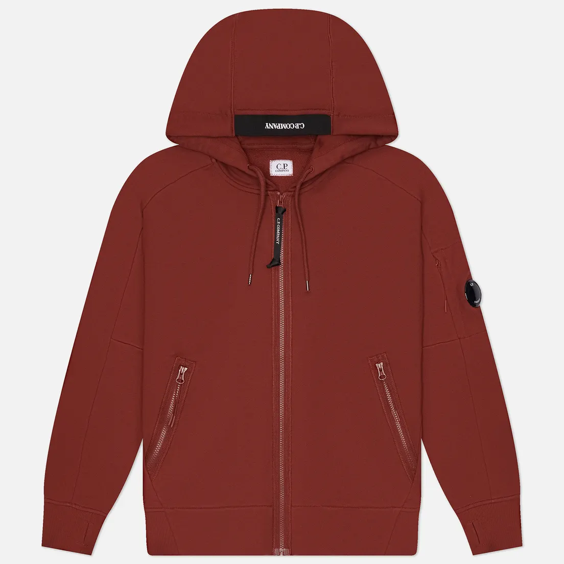 C.P. Company Мужская толстовка Diagonal Raised Fleece Full Zip Hoodie