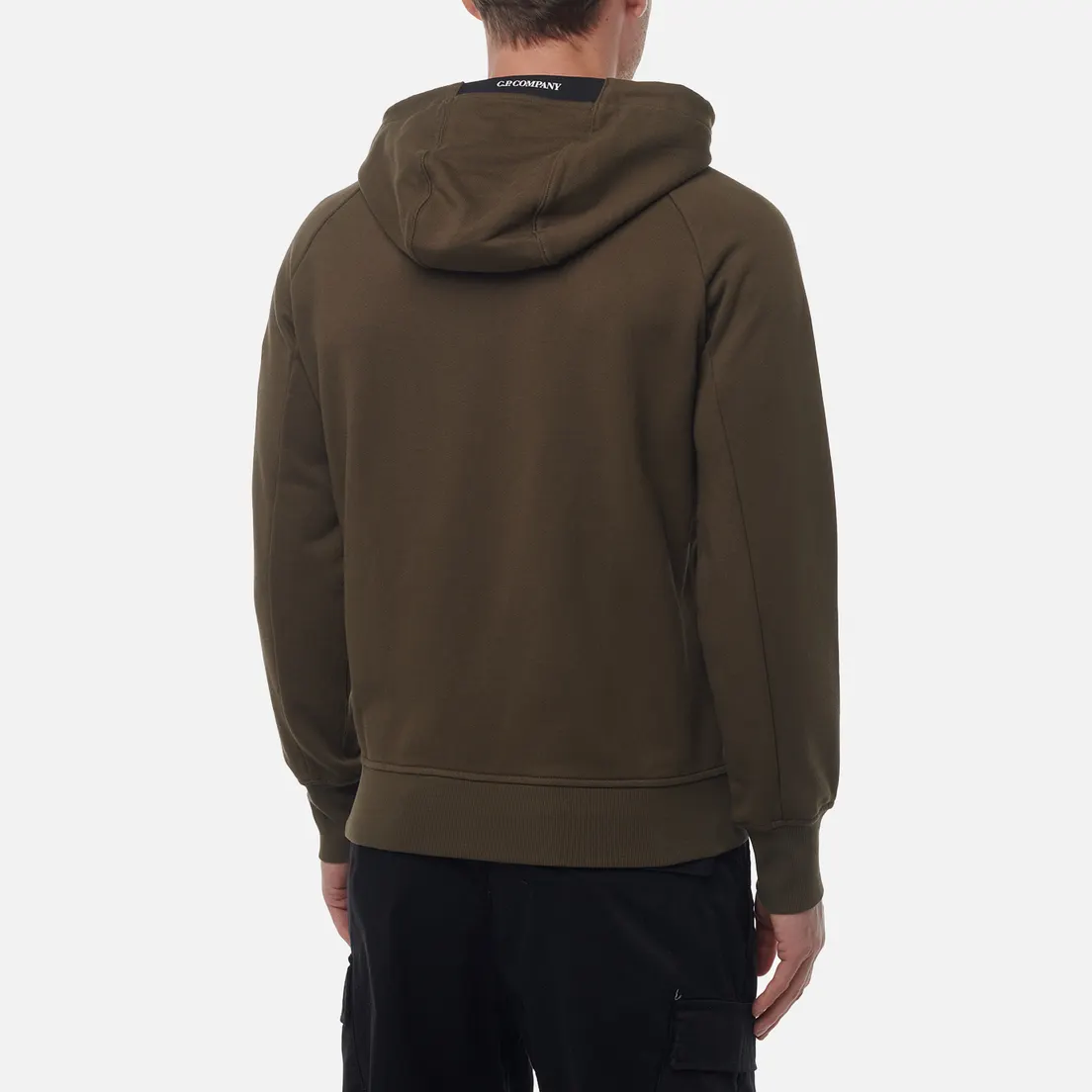 C.P. Company Мужская толстовка Diagonal Raised Fleece Full Zip Hoodie