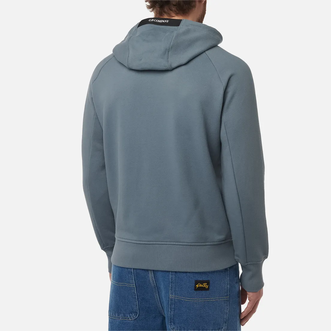 C.P. Company Мужская толстовка Diagonal Raised Fleece Full Zip Hoodie