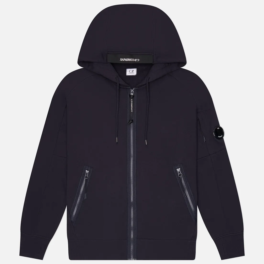 C.P. Company Мужская толстовка Diagonal Raised Fleece Full Zip Hoodie