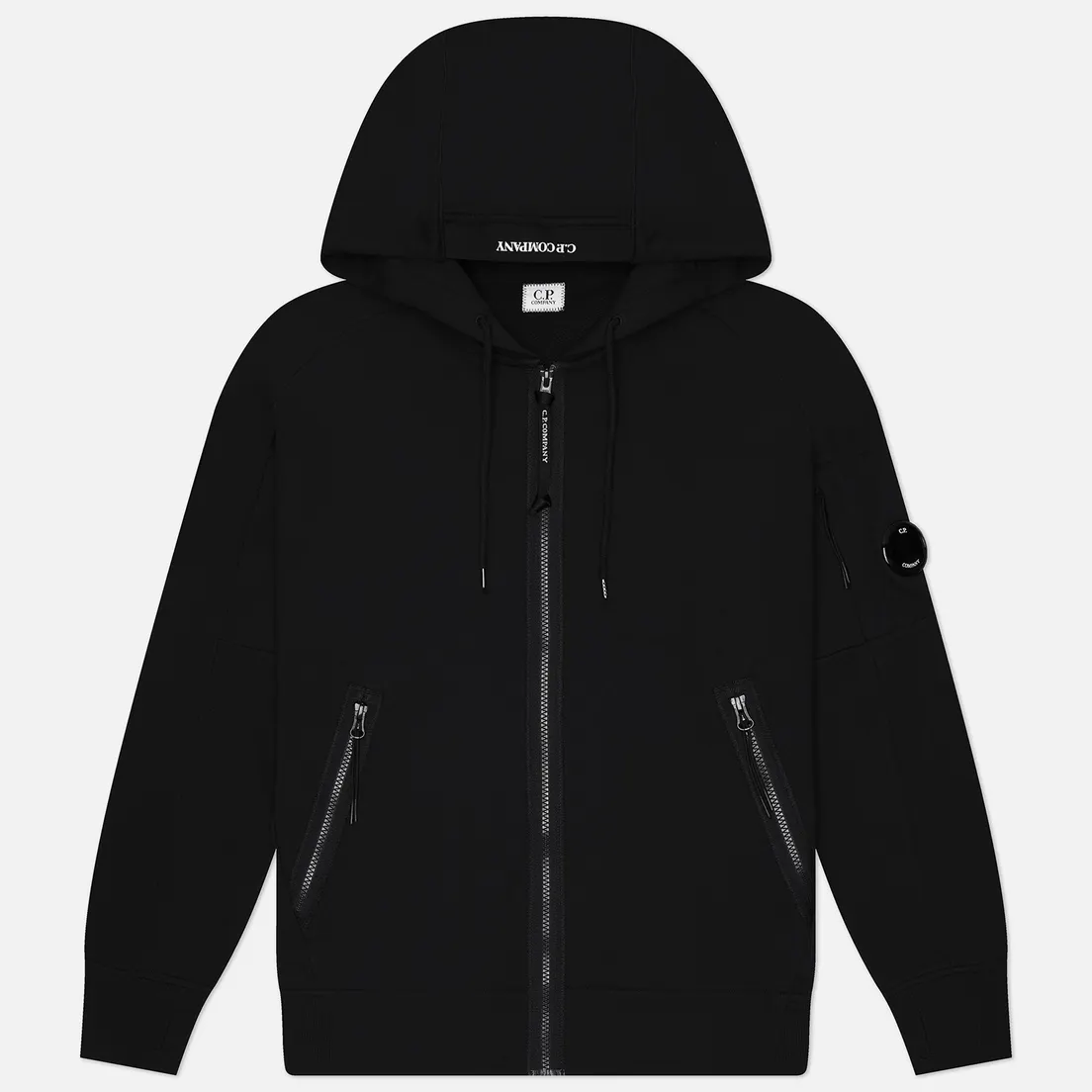 C.P. Company Мужская толстовка Diagonal Raised Fleece Full Zip Hoodie