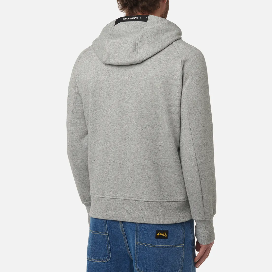 C.P. Company Мужская толстовка Diagonal Raised Fleece Full Zip Hoodie