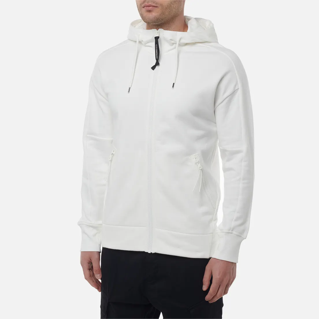C.P. Company Мужская толстовка Diagonal Raised Fleece Goggle Zipped Hoodie Regular