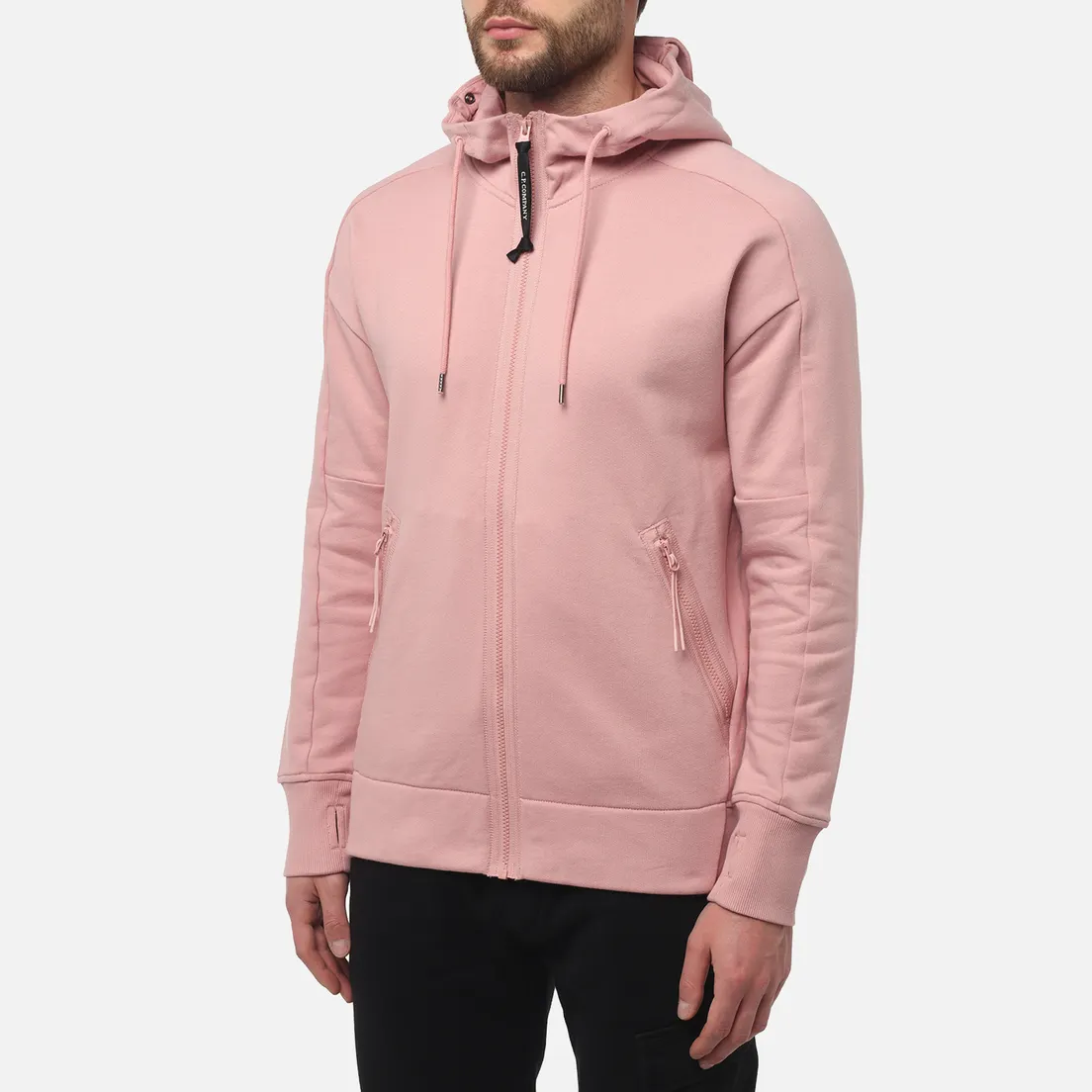 C.P. Company Мужская толстовка Diagonal Raised Fleece Goggle Zipped Hoodie Regular