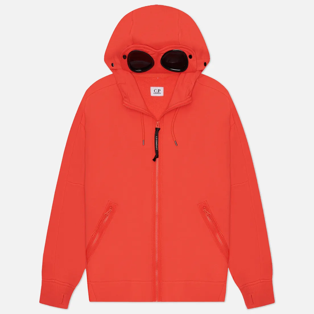 C.P. Company Мужская толстовка Diagonal Raised Fleece Goggle Zipped Hoodie Regular
