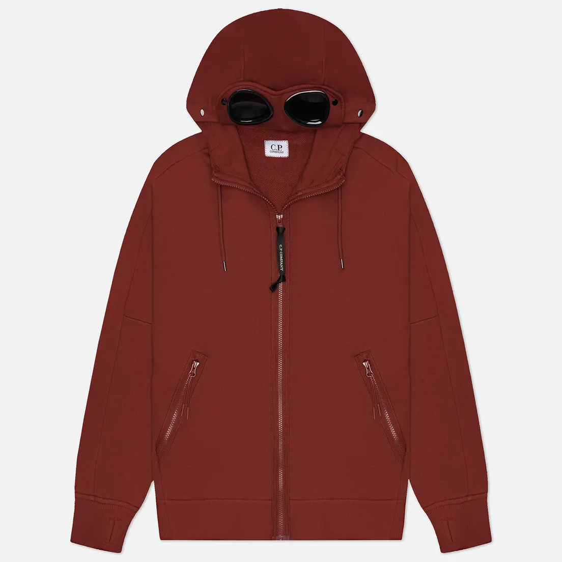 C.P. Company Мужская толстовка Diagonal Raised Fleece Goggle Zipped Hoodie Regular