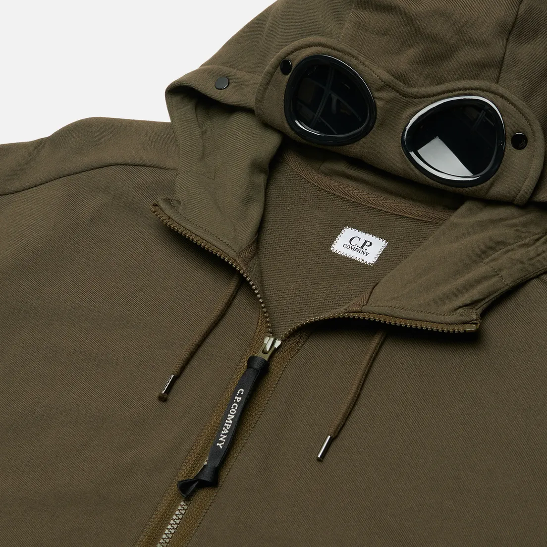 C.P. Company Мужская толстовка Diagonal Raised Fleece Goggle Zipped Hoodie Regular