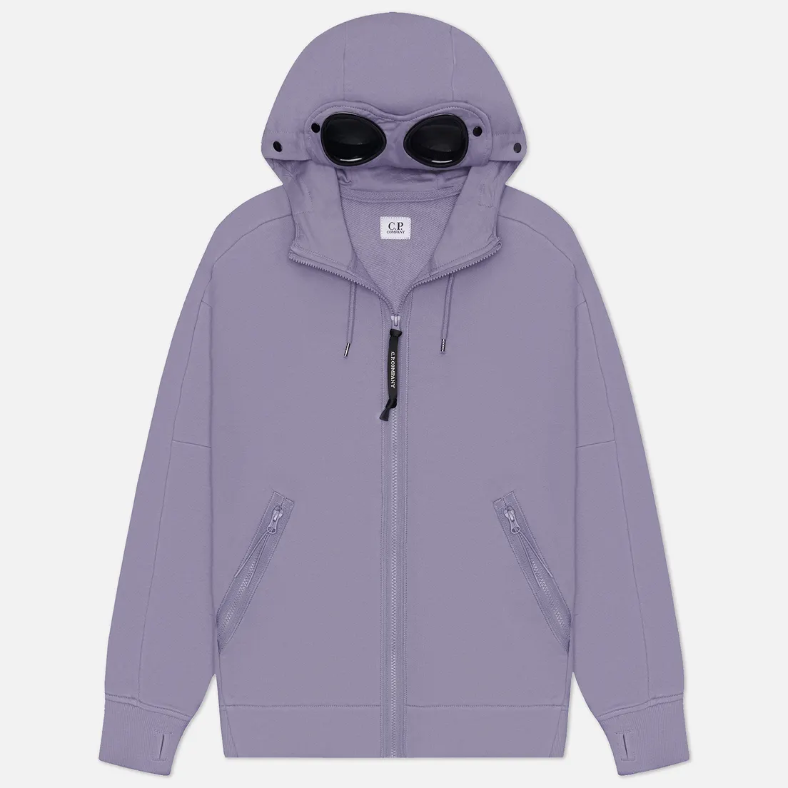 C.P. Company Мужская толстовка Diagonal Raised Fleece Goggle Zipped Hoodie Regular