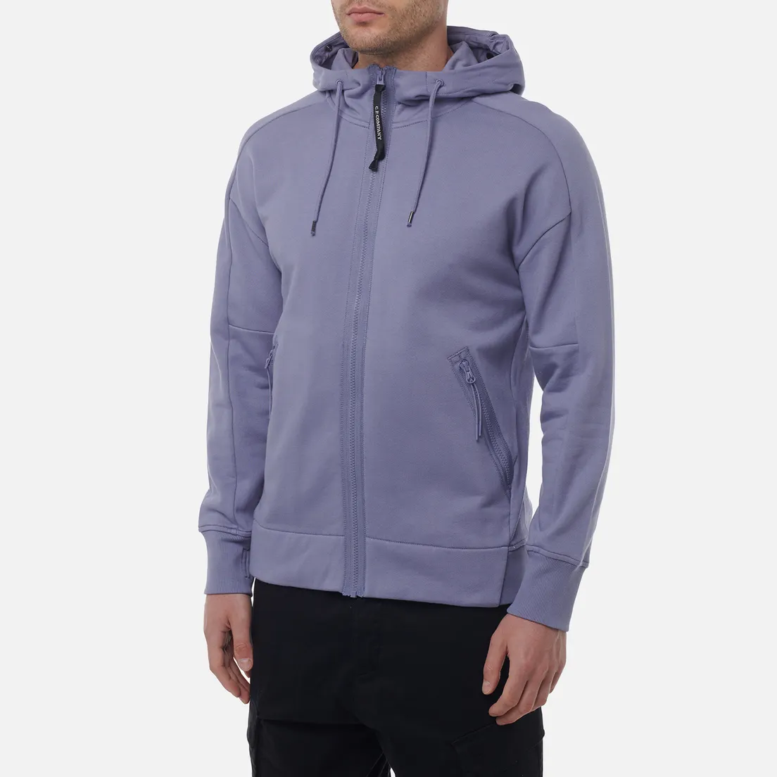C.P. Company Мужская толстовка Diagonal Raised Fleece Goggle Zipped Hoodie Regular