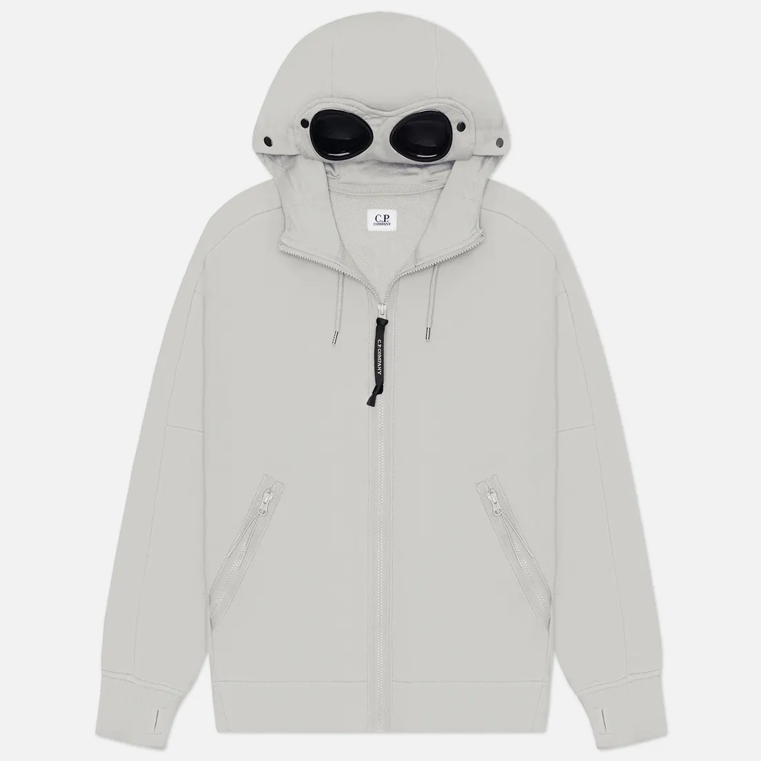 C.P. Company Мужская толстовка Diagonal Raised Fleece Goggle Zipped Hoodie Regular
