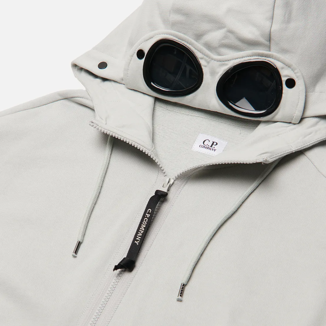 C.P. Company Мужская толстовка Diagonal Raised Fleece Goggle Zipped Hoodie Regular
