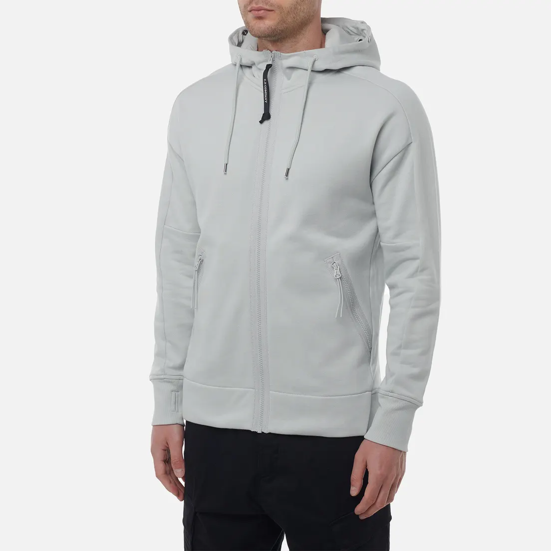 C.P. Company Мужская толстовка Diagonal Raised Fleece Goggle Zipped Hoodie Regular