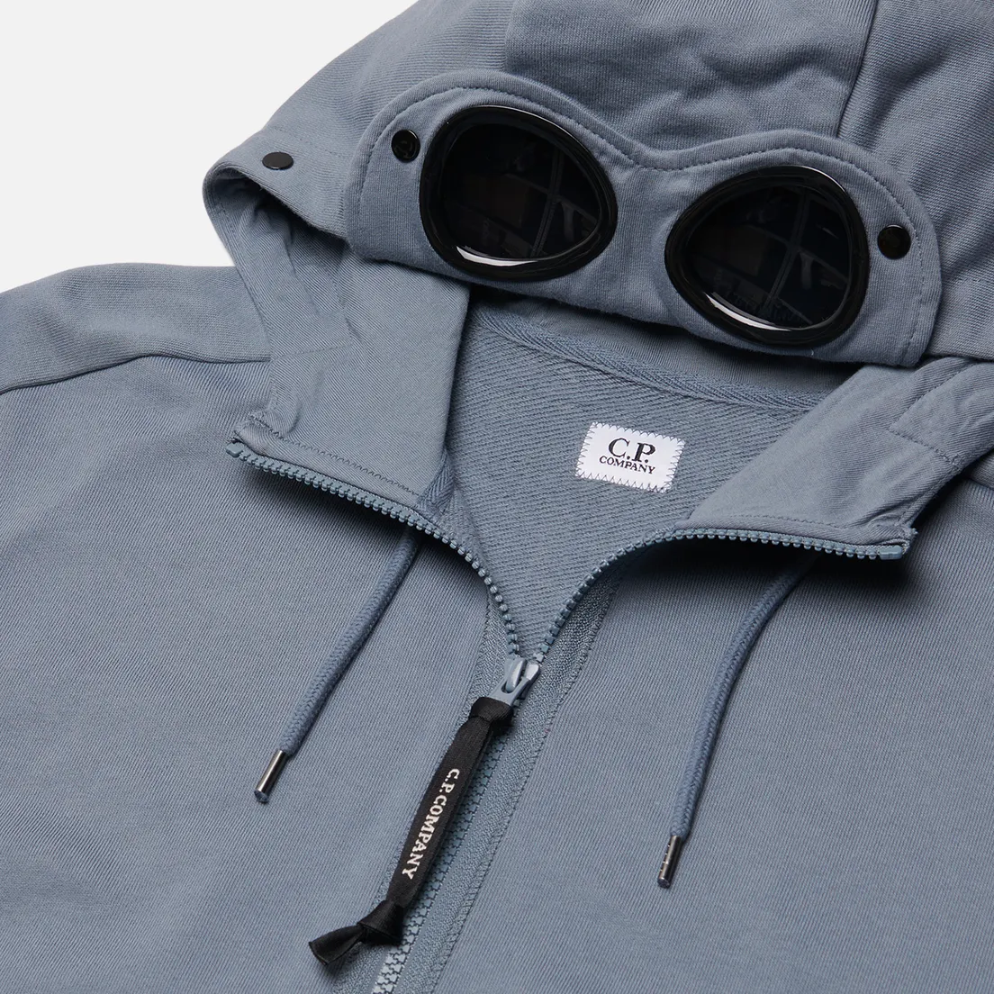 C.P. Company Мужская толстовка Diagonal Raised Fleece Goggle Zipped Hoodie Regular