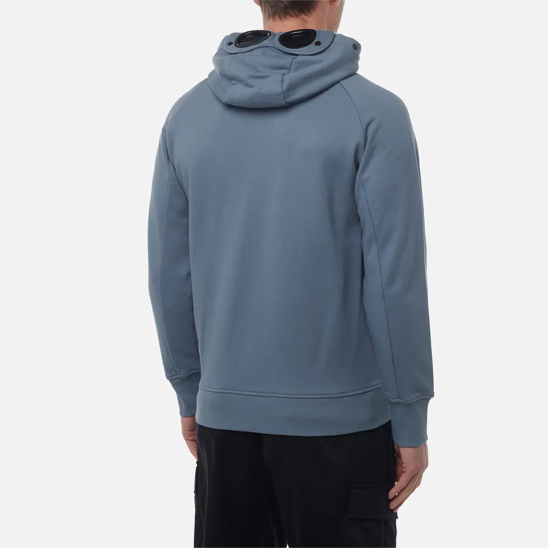 C.P. Company Мужская толстовка Diagonal Raised Fleece Goggle Zipped Hoodie Regular