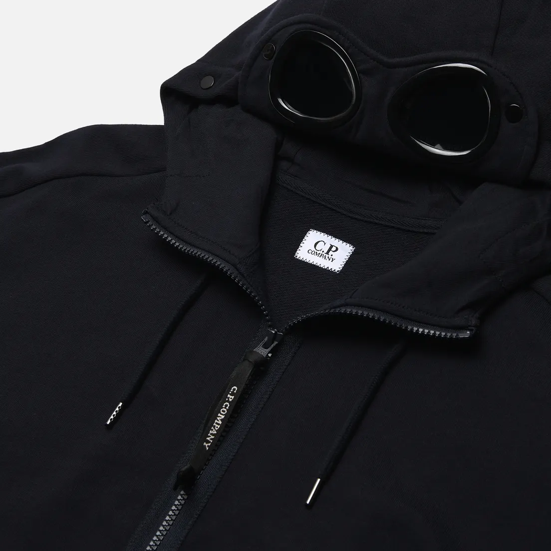 C.P. Company Мужская толстовка Diagonal Raised Fleece Goggle Zipped Hoodie Regular