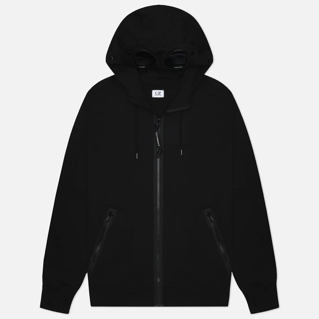 C.P. Company Мужская толстовка Diagonal Raised Fleece Goggle Zipped Hoodie Regular