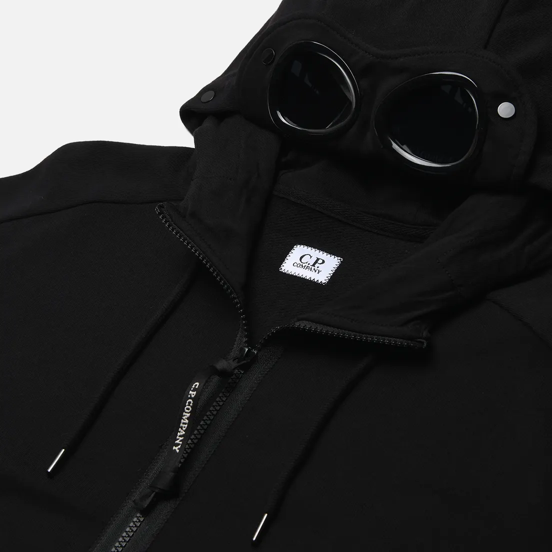 C.P. Company Мужская толстовка Diagonal Raised Fleece Goggle Zipped Hoodie Regular