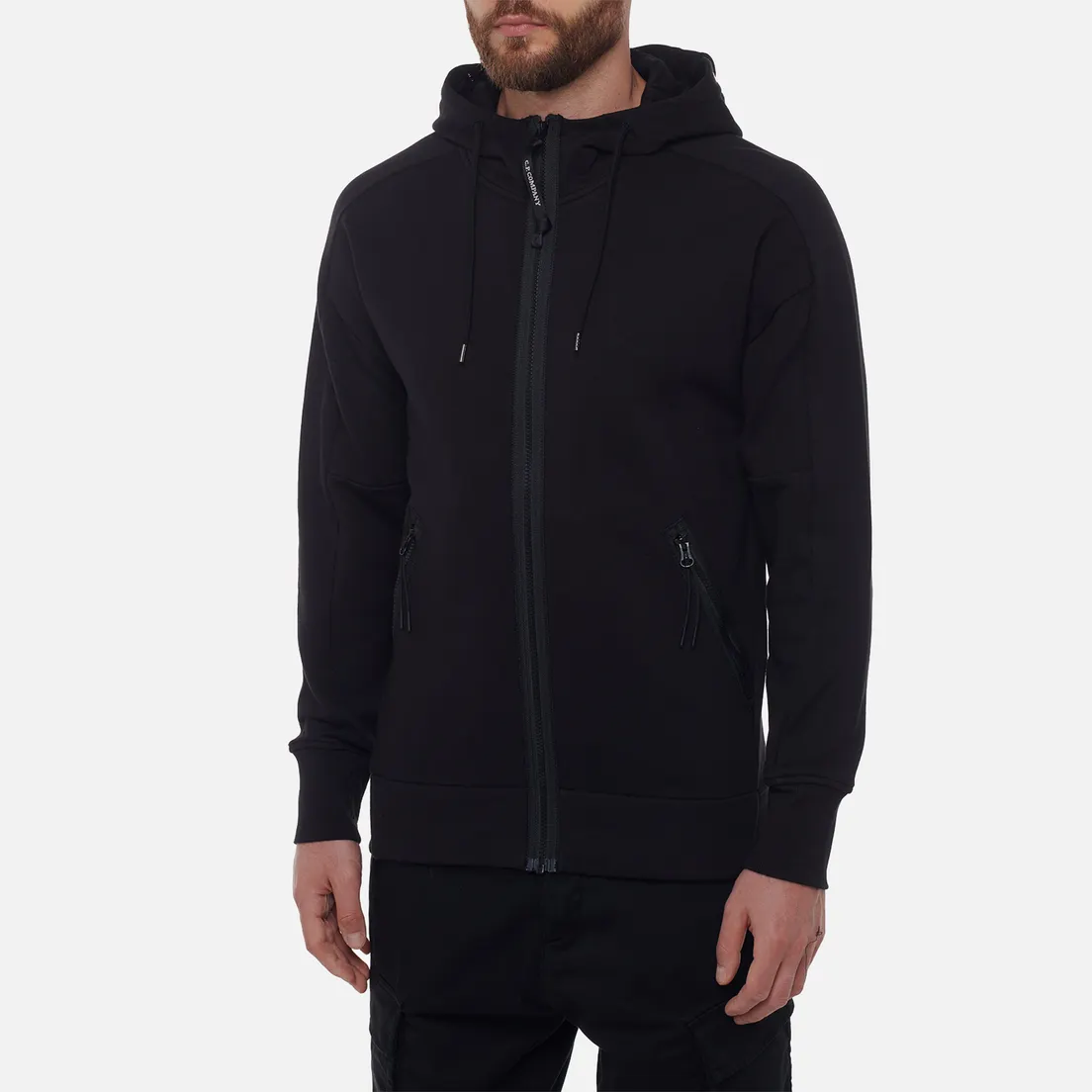 C.P. Company Мужская толстовка Diagonal Raised Fleece Goggle Zipped Hoodie Regular