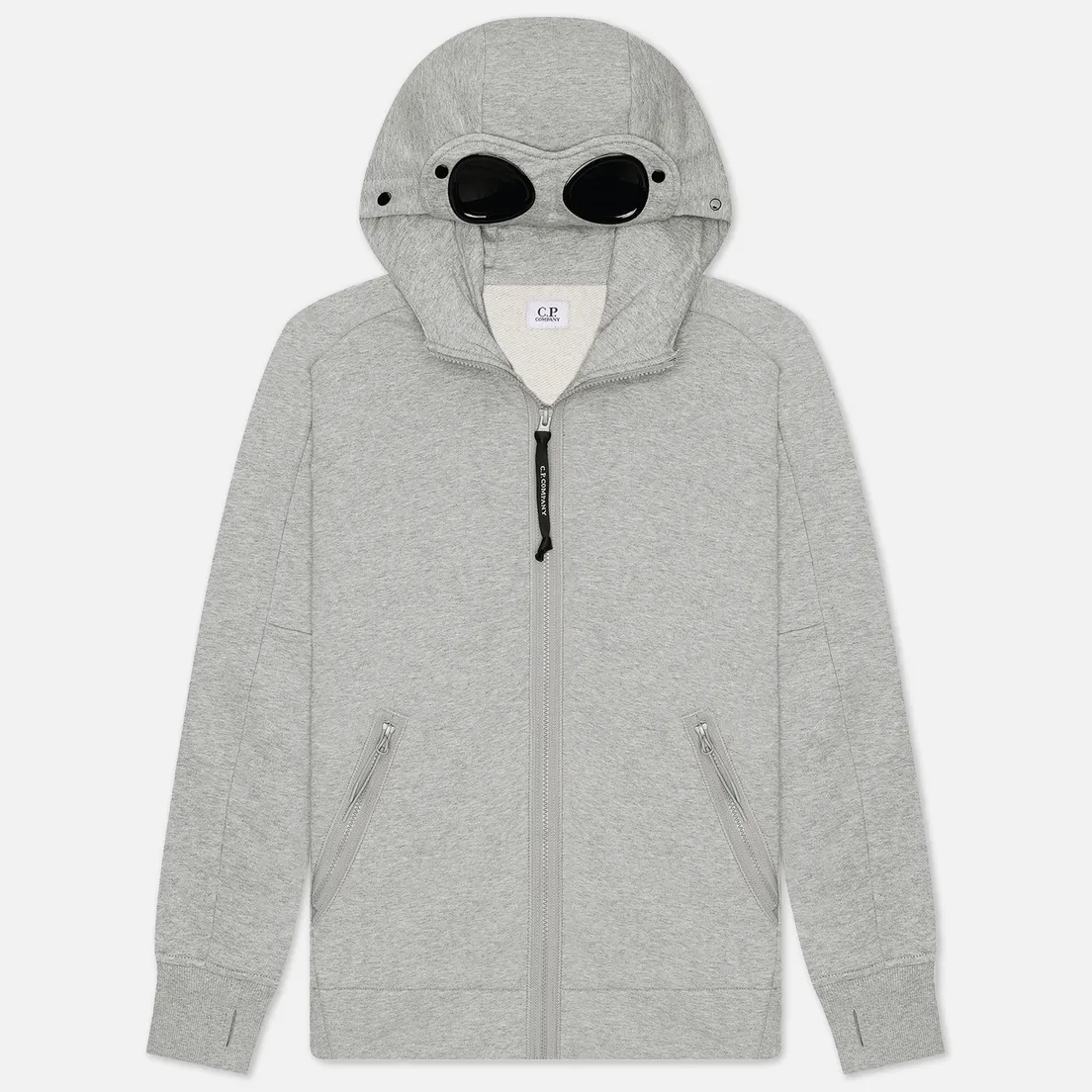 C.P. Company Мужская толстовка Diagonal Raised Fleece Goggle Zipped Hoodie Regular