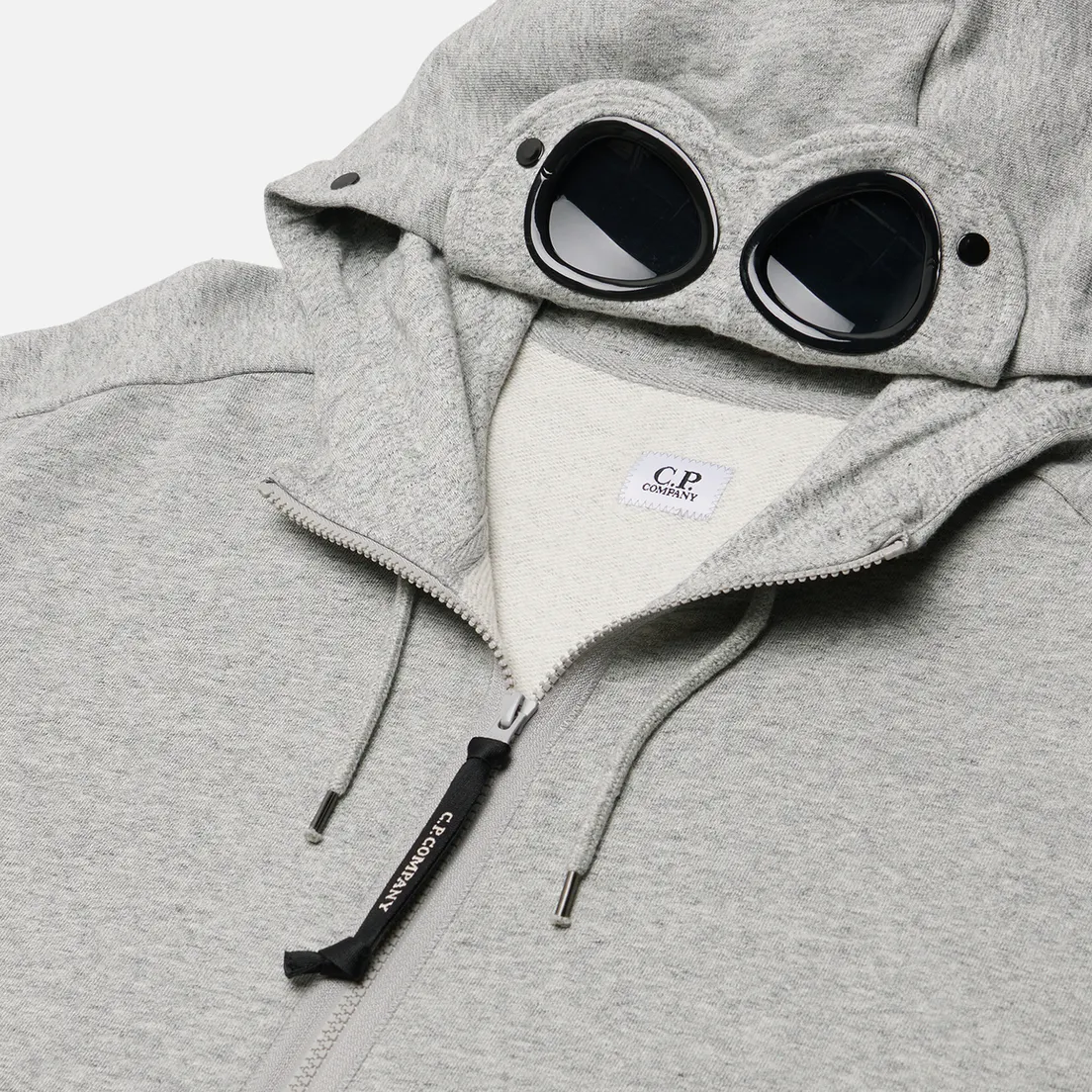 C.P. Company Мужская толстовка Diagonal Raised Fleece Goggle Zipped Hoodie Regular