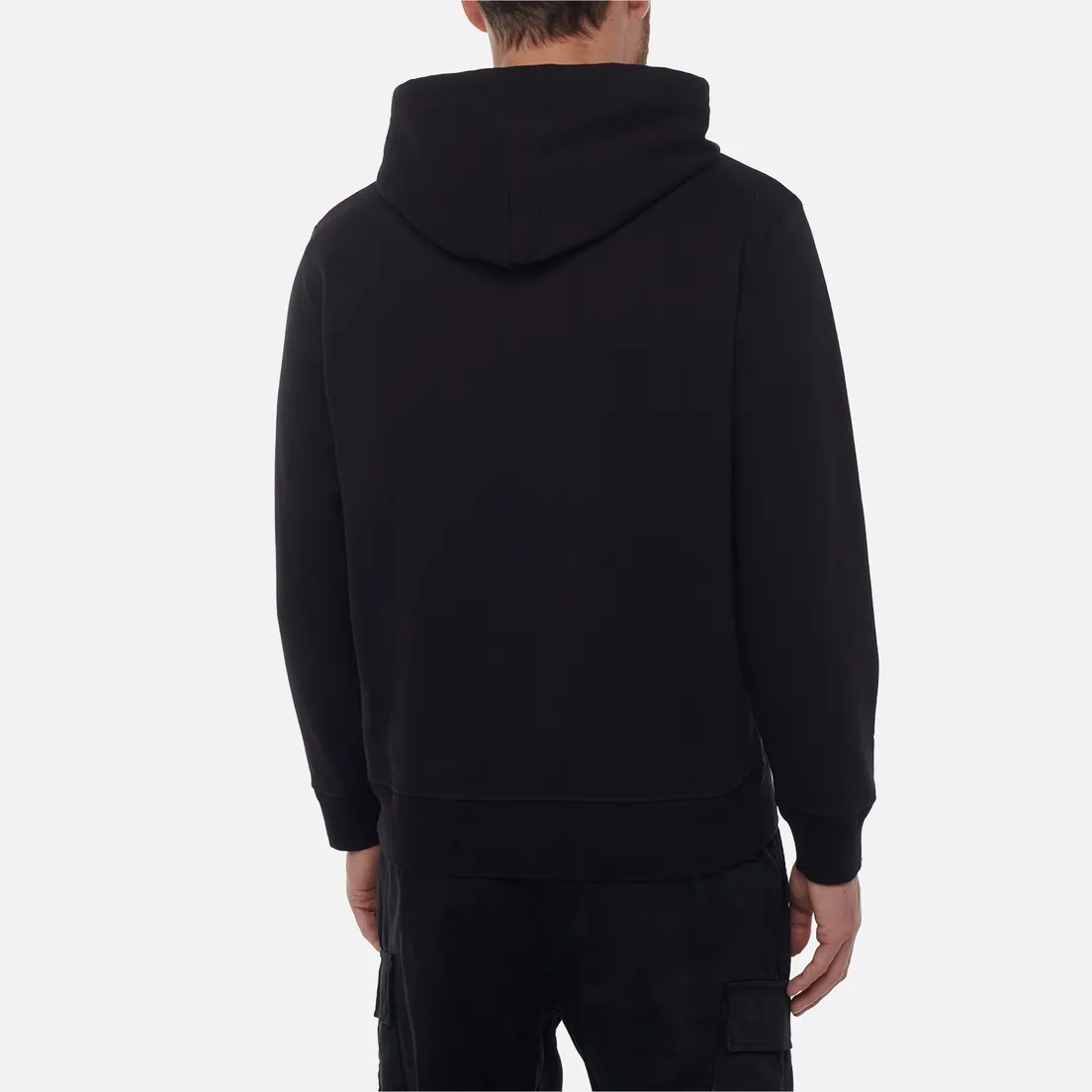 C.P. Company Мужская толстовка Diagonal Raised Fleece Full Zip Logo Hoodie