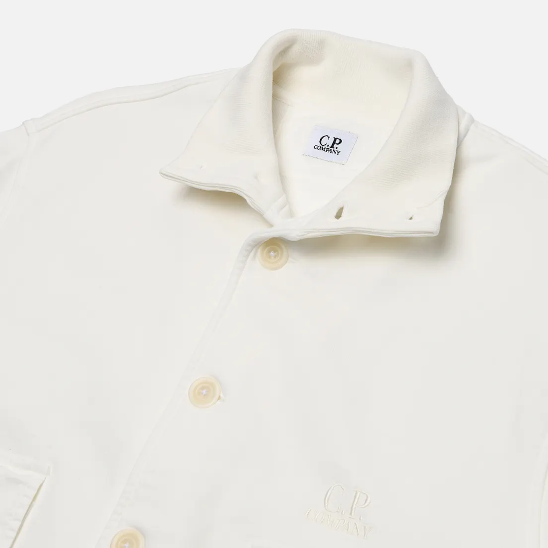 C.P. Company Мужская толстовка Cotton Diagonal Fleece Full Button