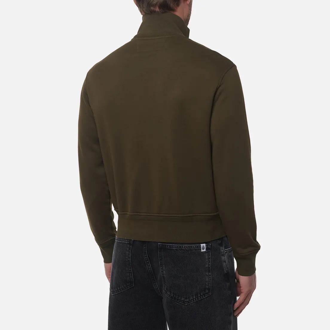 C.P. Company Мужская толстовка Cotton Diagonal Fleece Full Button