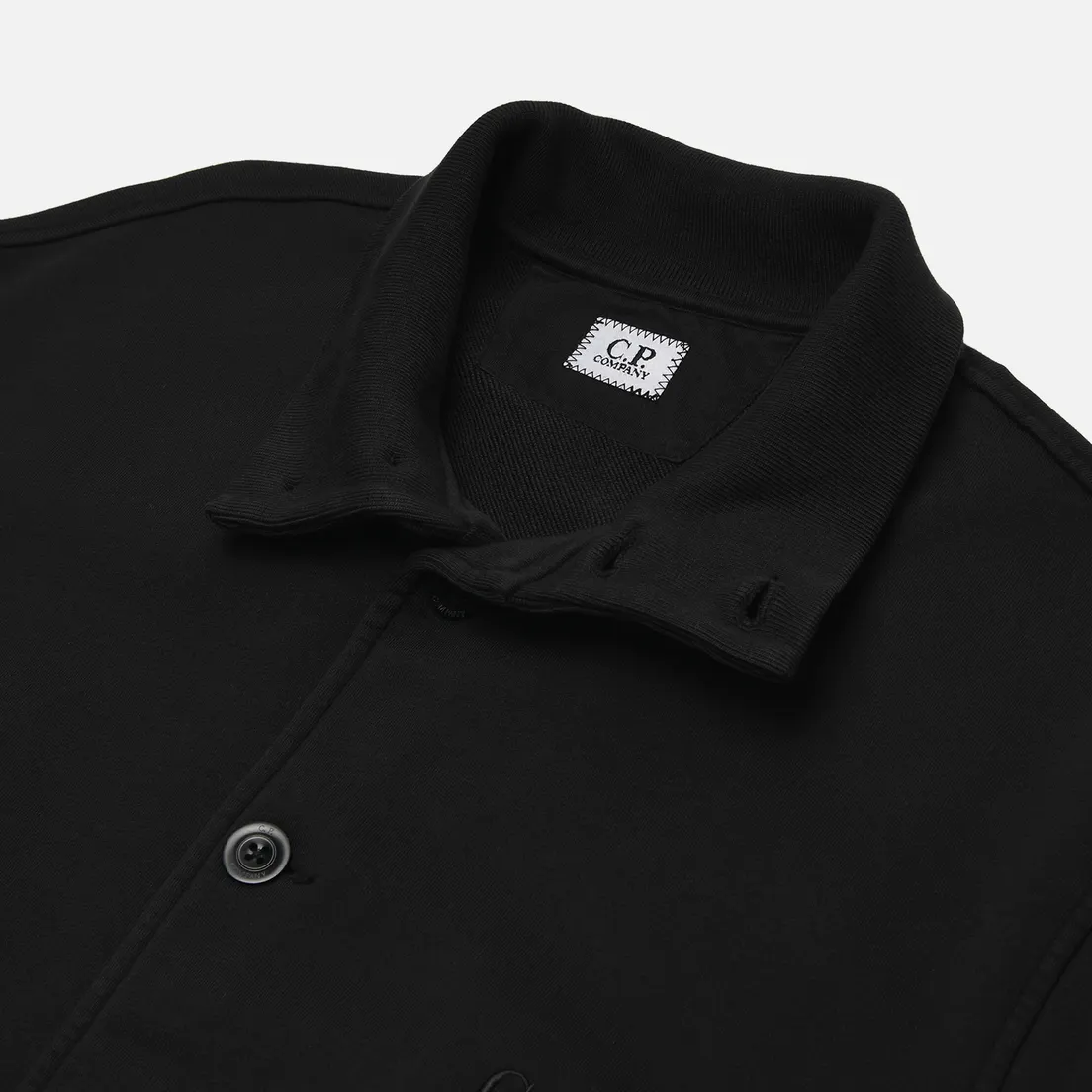C.P. Company Мужская толстовка Cotton Diagonal Fleece Full Button