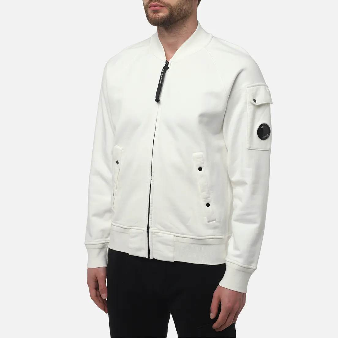 C.P. Company Мужская толстовка Cotton Diagonal Fleece Full Zip